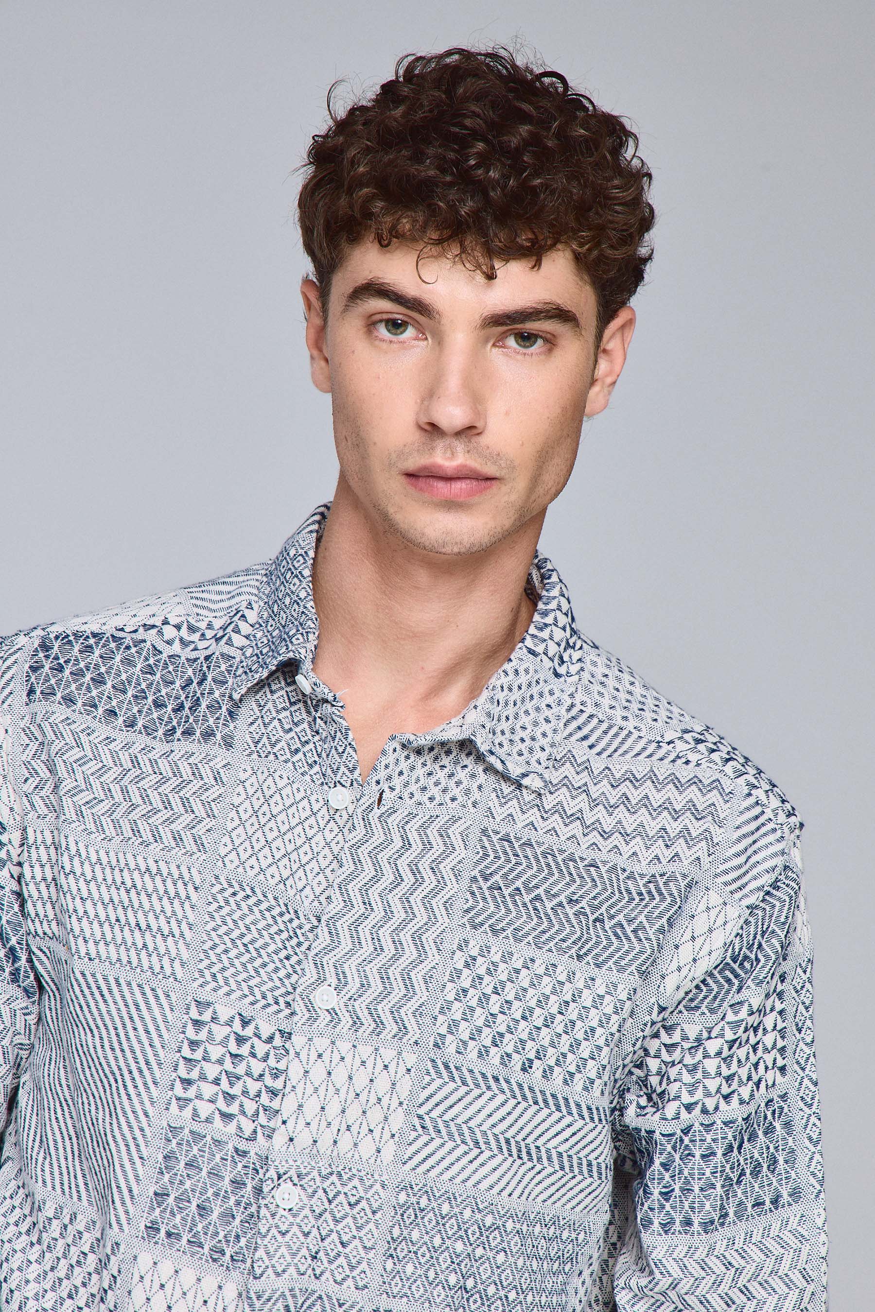 חולצת ג'קארד - Image 3