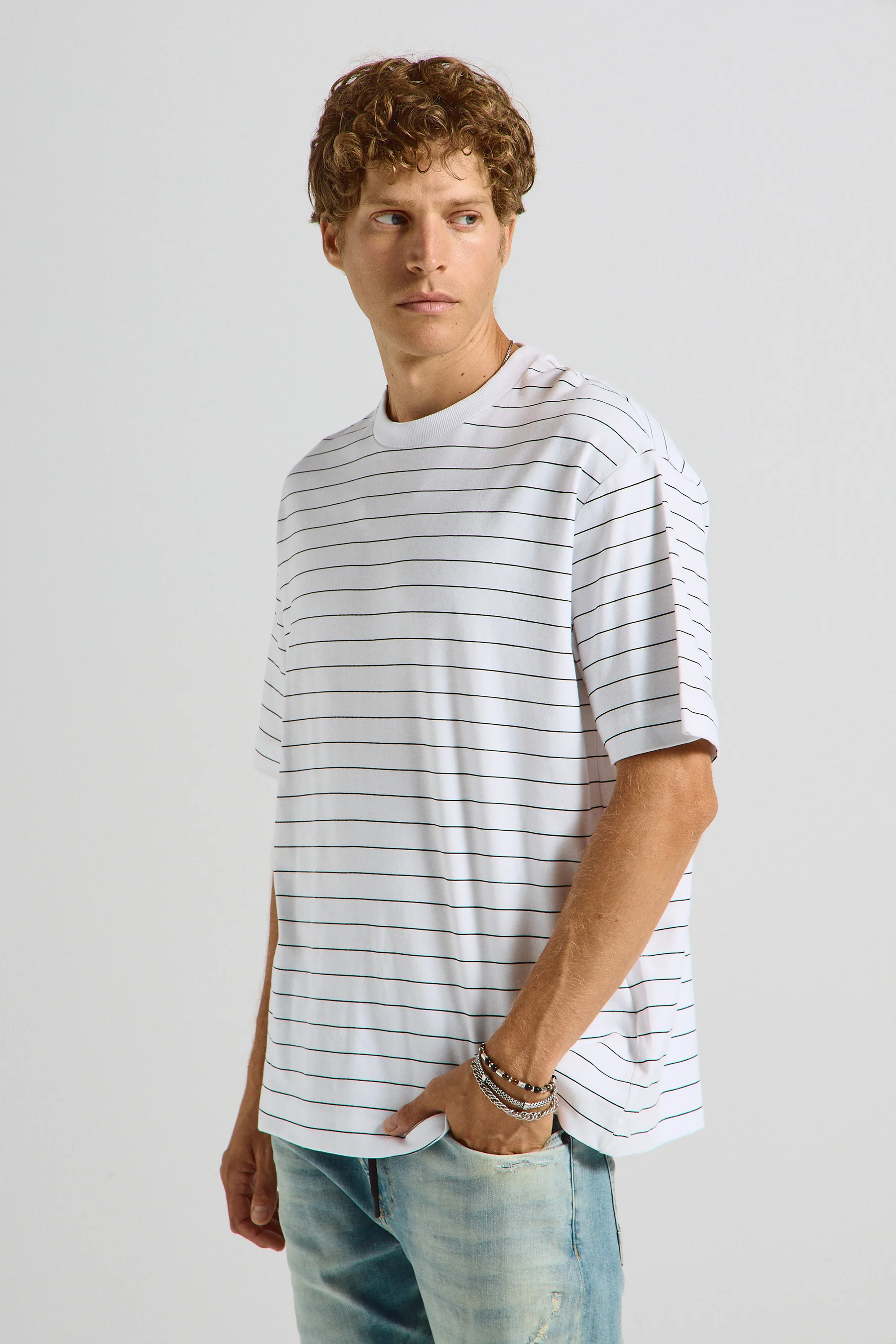 טישירט פס אחד - Image 3